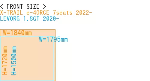 #X-TRAIL e-4ORCE 7seats 2022- + LEVORG 1.8GT 2020-